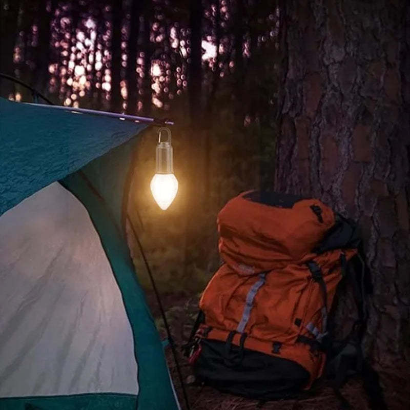 💡 New Outdoor Camping Hanging Type-C Charging Retro Bulb Light