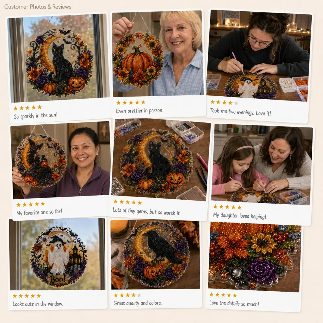 ✨🎃Halloween Pearl Art Hanging Ornament Kit👻
