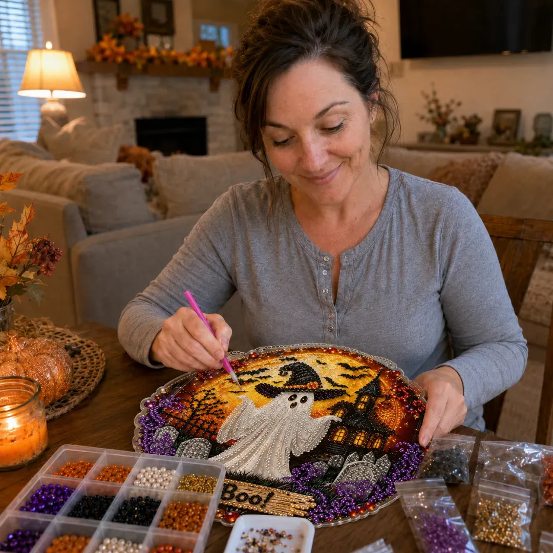 ✨🎃Halloween Pearl Art Hanging Ornament Kit👻