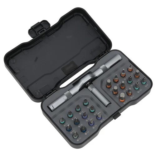 Ratchet Screwdriver Set 24-in-1 Bit Repair Tool Manual Hardware With Handle