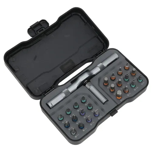 Ratchet Screwdriver Set 24-in-1 Bit Repair Tool Manual Hardware With Handle