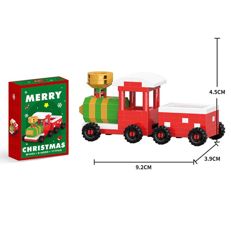 Mini Christmas Building Blocks Set
