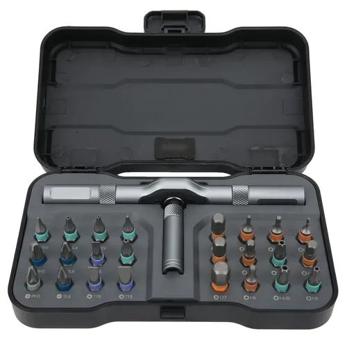 Ratchet Screwdriver Set 24-in-1 Bit Repair Tool Manual Hardware With Handle