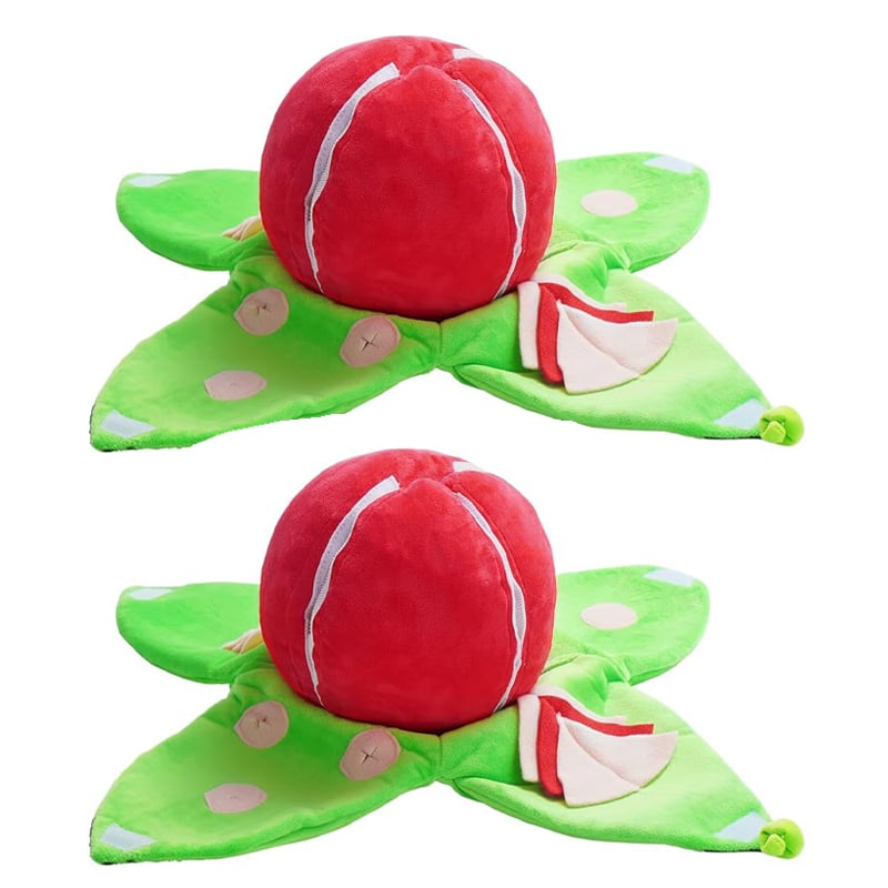 Orange Hide-and-Seek Plush Dog Toy