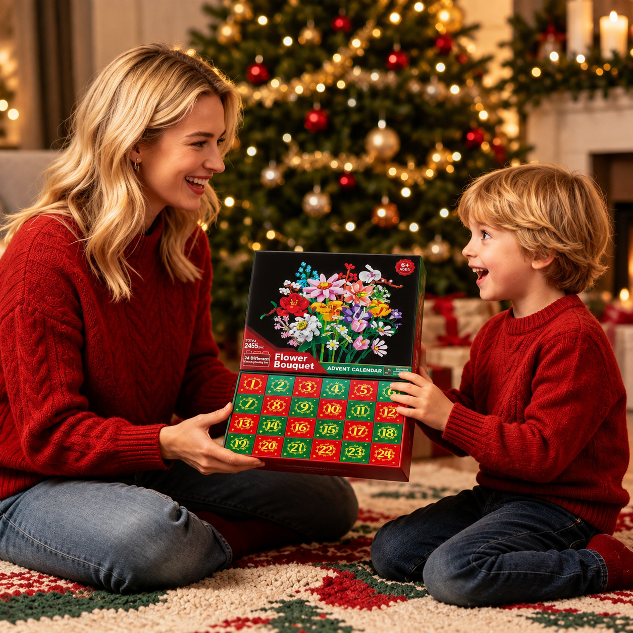 🔥 Last day  49% OFF｜24‑Day Christmas Countdown Gift 🎄 🌺