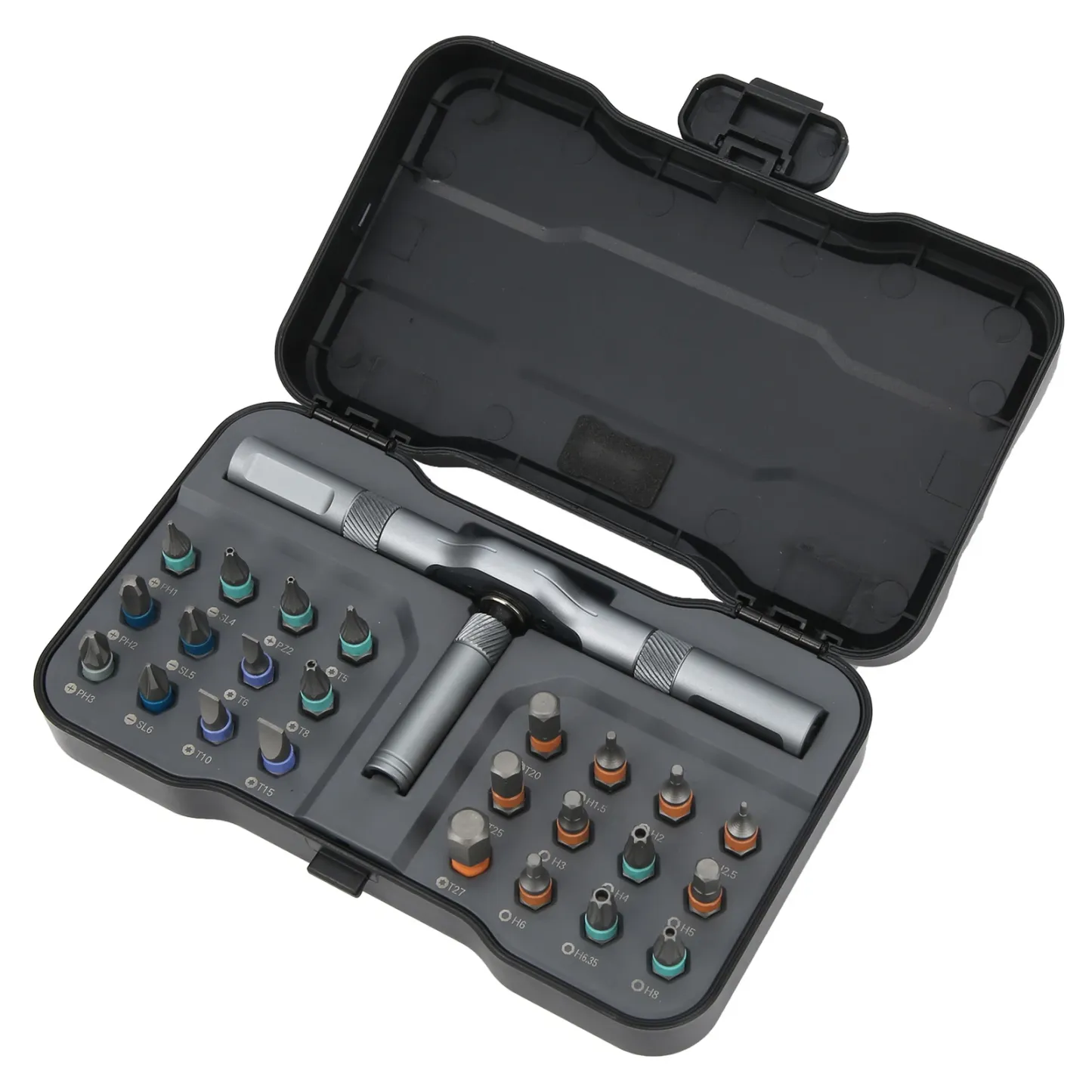 Ratchet Screwdriver Set 24-in-1 Bit Repair Tool Manual Hardware With Handle