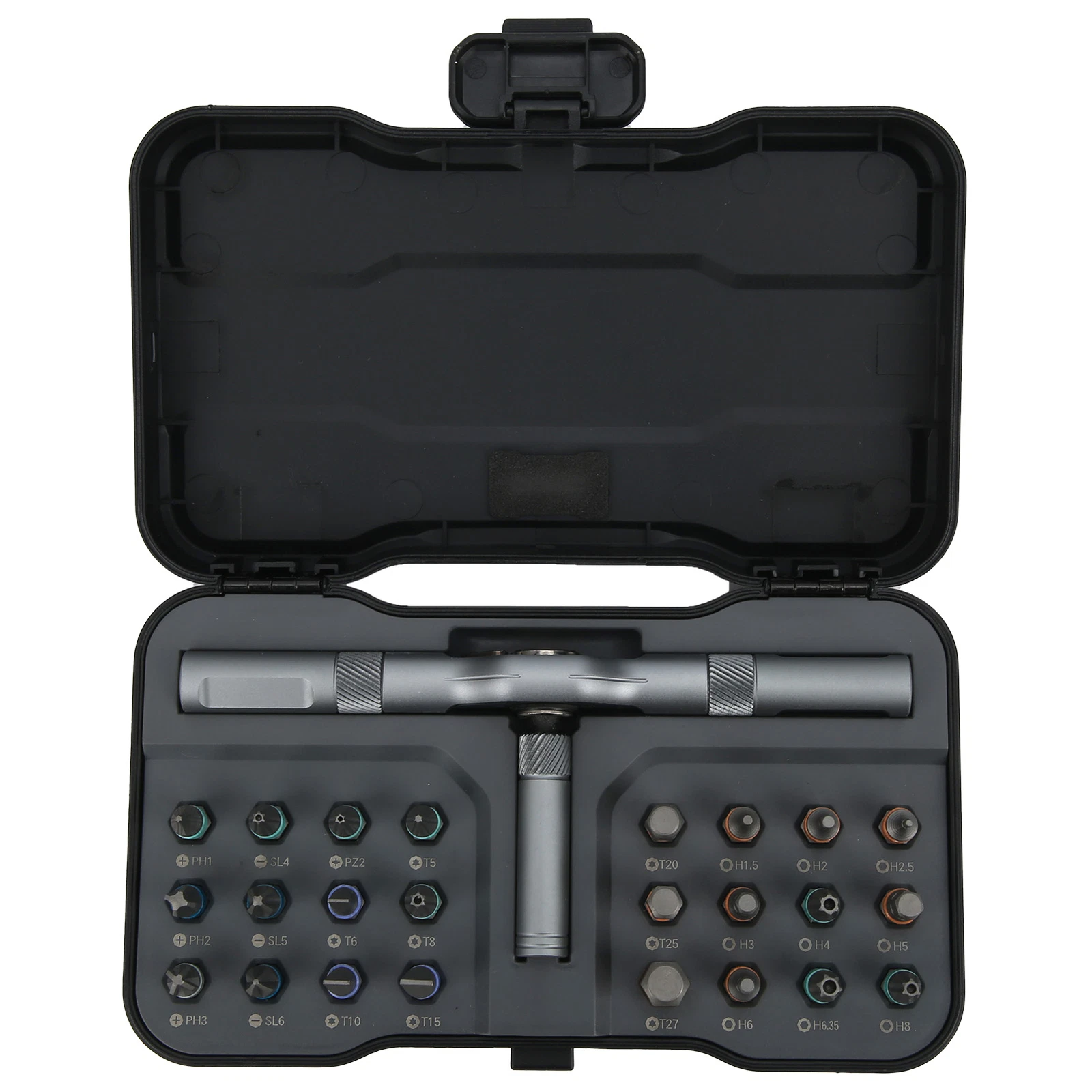 Ratchet Screwdriver Set 24-in-1 Bit Repair Tool Manual Hardware With Handle