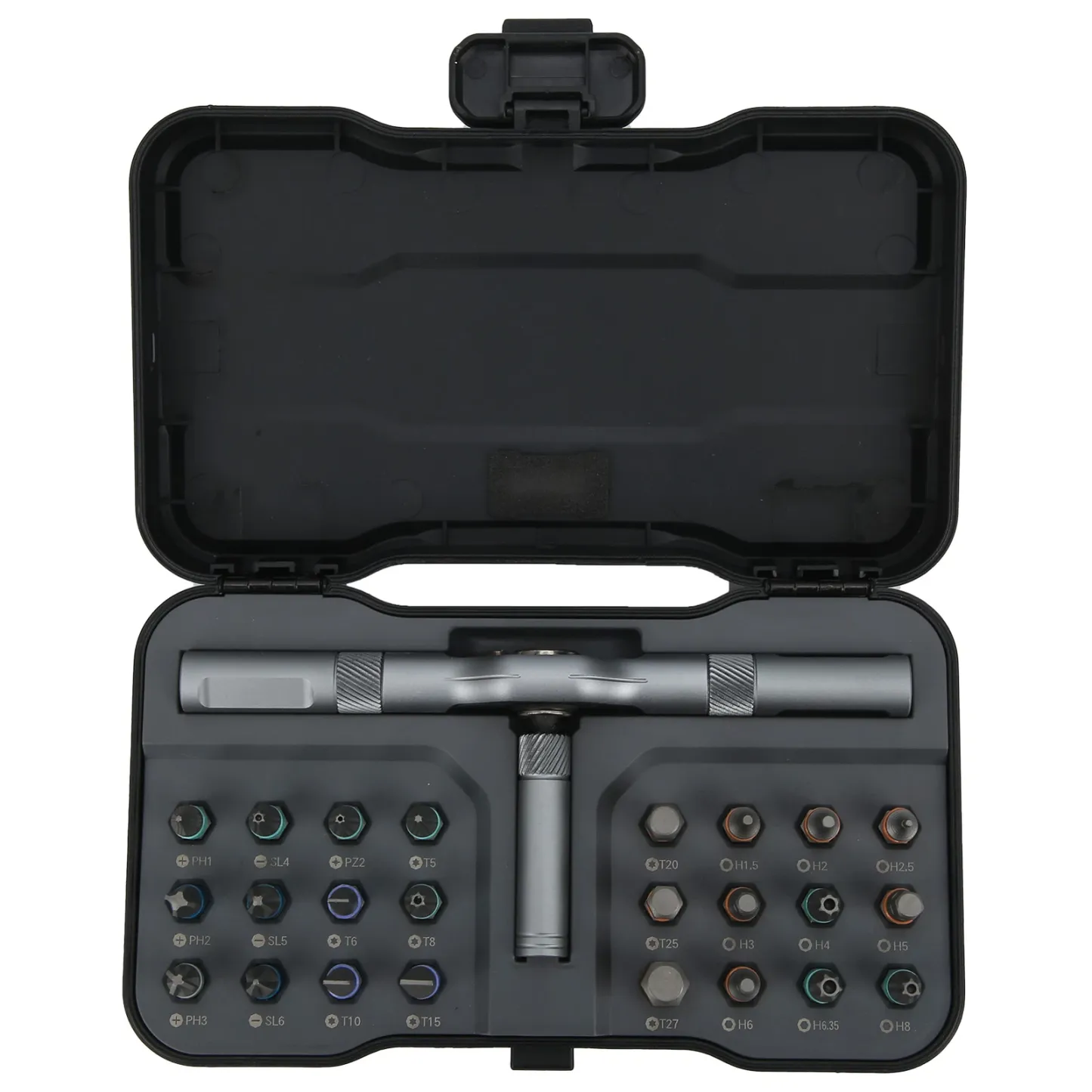 Ratchet Screwdriver Set 24-in-1 Bit Repair Tool Manual Hardware With Handle