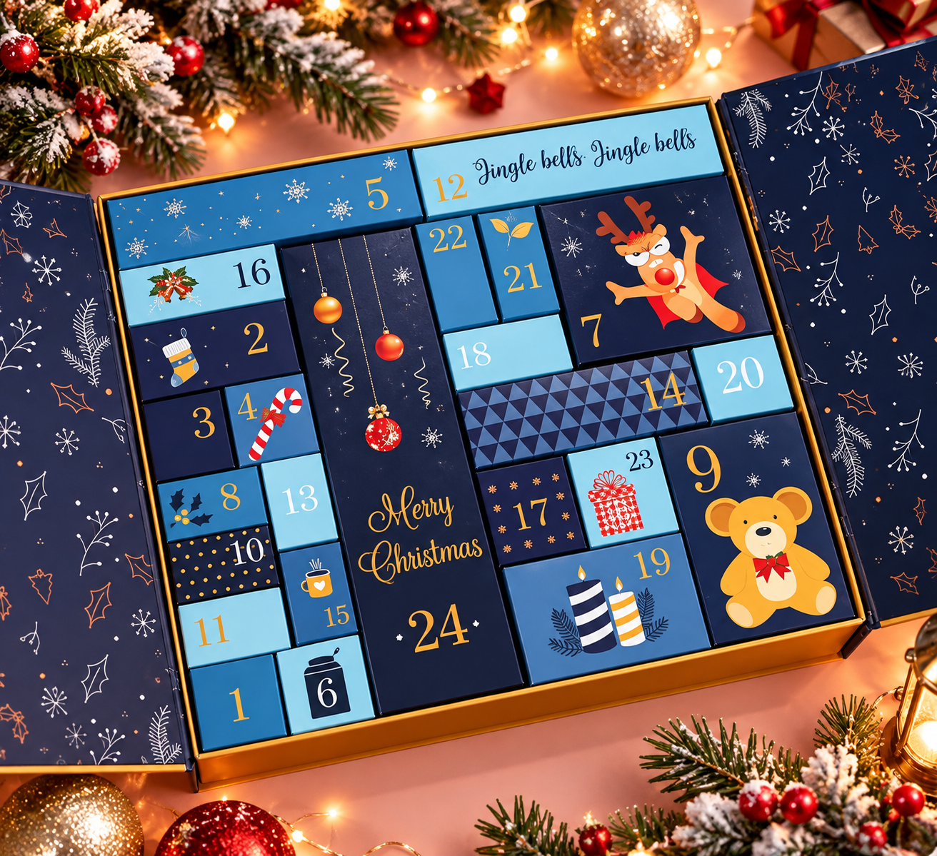 50% OFF | 🕯️ 24-Day Fragrance Advent Calendar – Christmas or Daily Scent Surprises for Her ✨