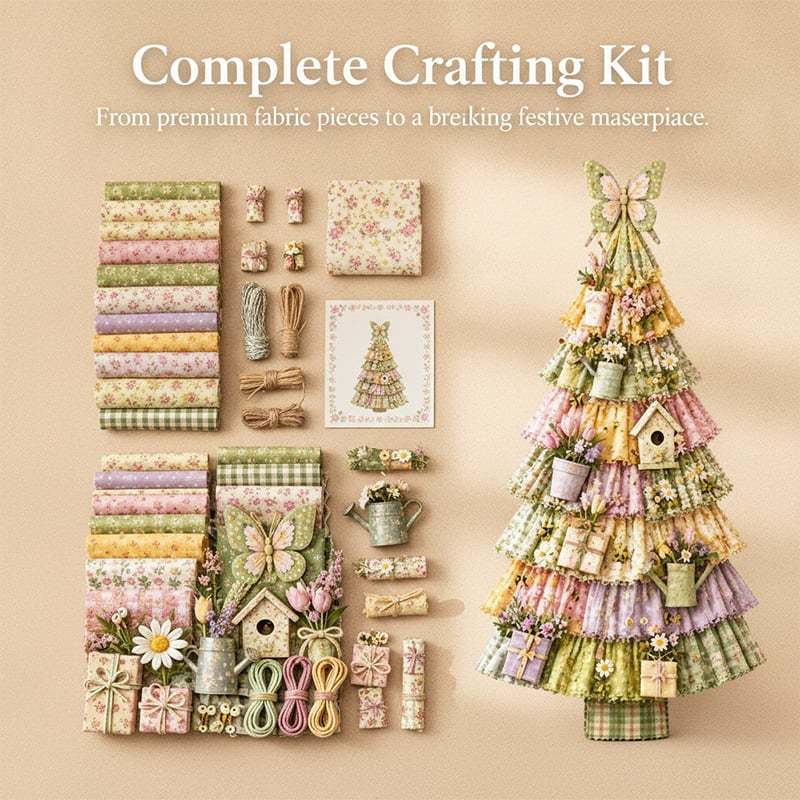 DIY Christmas Tree Door Hanger Craft Kit
