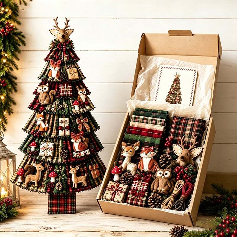 DIY Christmas Tree Door Hanger Craft Kit