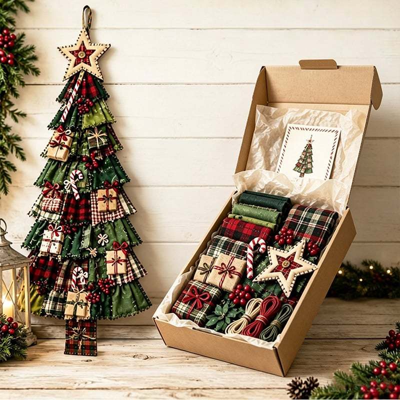 DIY Christmas Tree Door Hanger Craft Kit