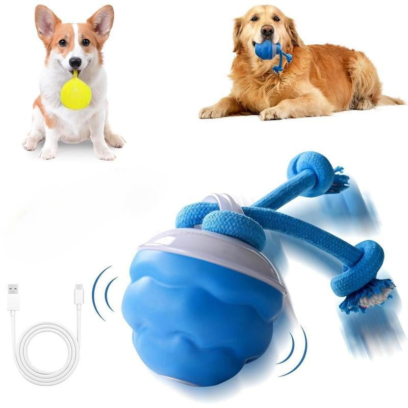 Interactive Dog Toys with Motion Activated, Squeaky Dog Toy Active Rolling Ball Wicked Ball for Daily Training,Used for cats and dogs, pet accessories, cute pet toys