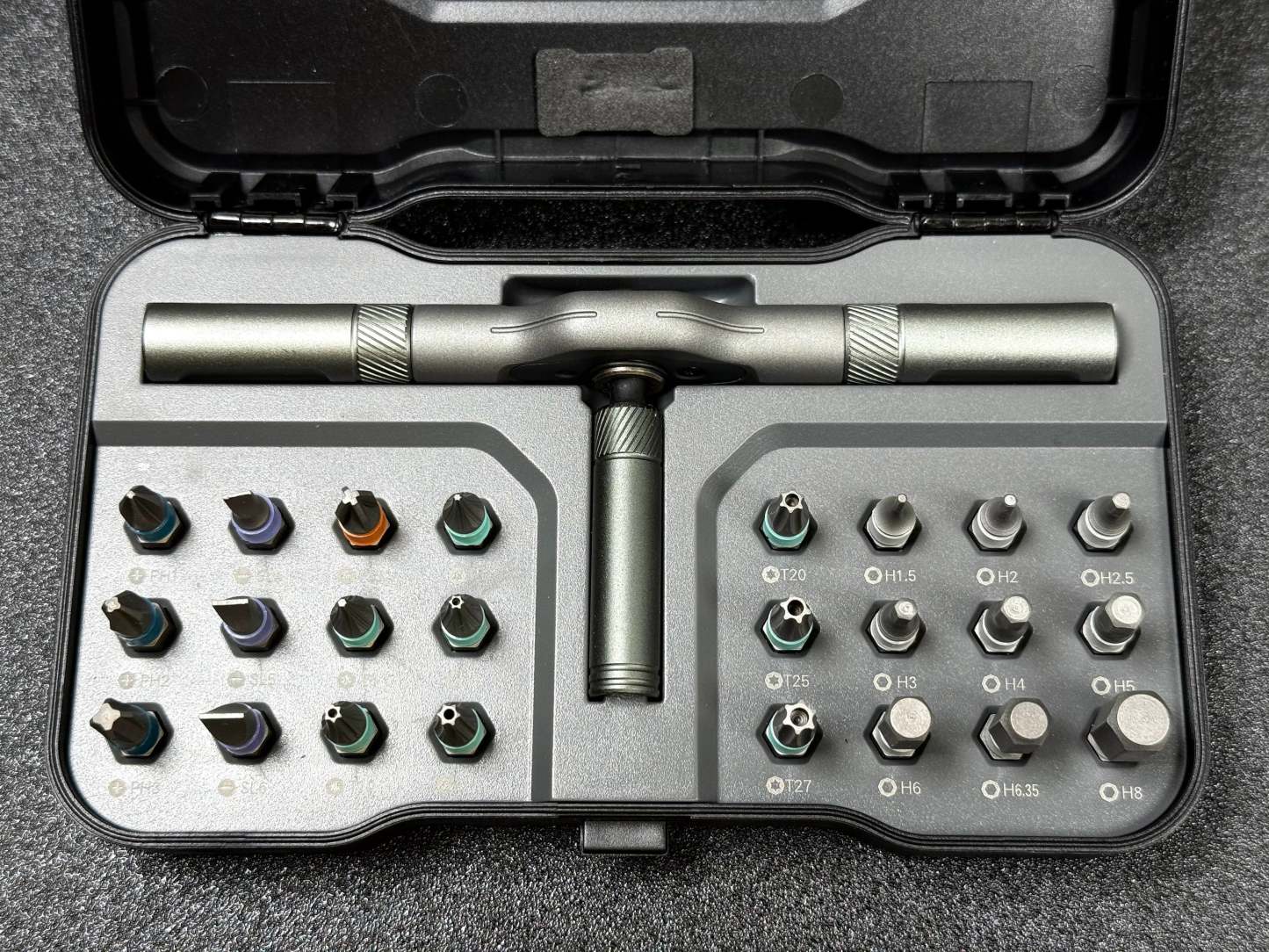 Ratchet Screwdriver Set 24-in-1 Bit Repair Tool Manual Hardware With Handle