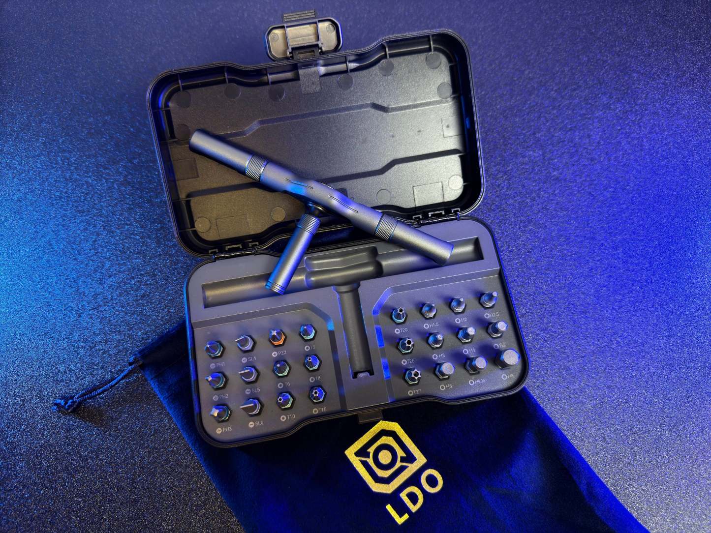 Ratchet Screwdriver Set 24-in-1 Bit Repair Tool Manual Hardware With Handle