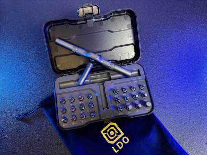 Ratchet Screwdriver Set 24-in-1 Bit Repair Tool Manual Hardware With Handle