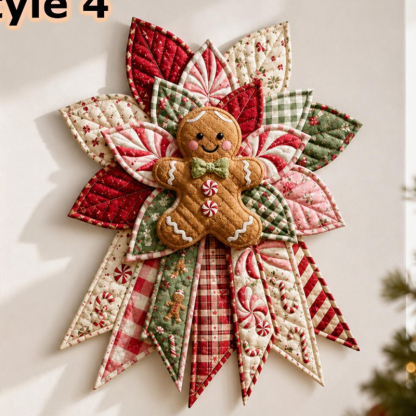 DIY Holiday Door Hanger Sewing Kit – Pre-Cut Fabric & Sewing Craft Project	