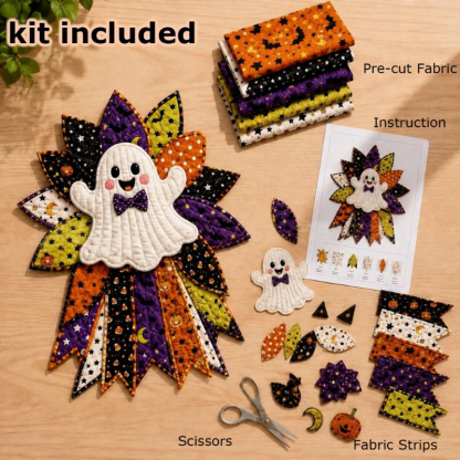 DIY Holiday Door Hanger Sewing Kit – Pre-Cut Fabric & Sewing Craft Project	