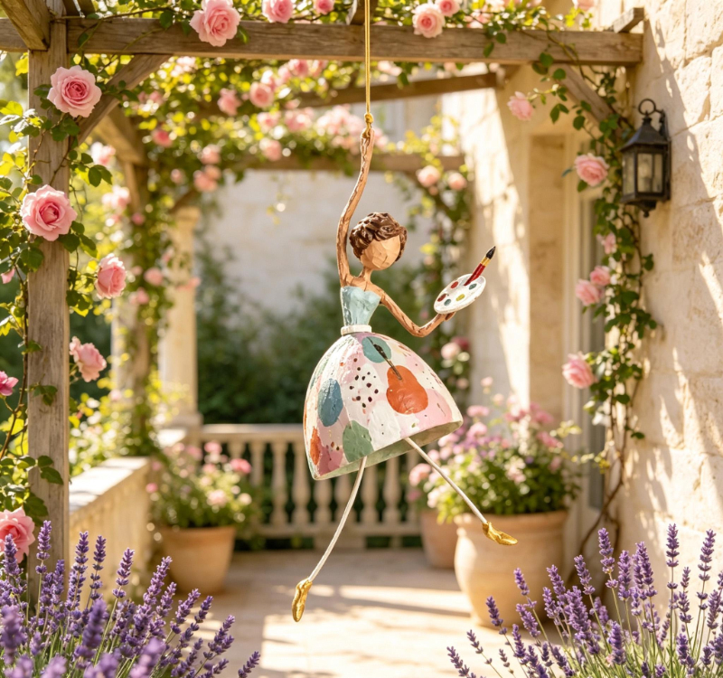 ✨ Whimsical Hanging Ballerina Ornament, 5 Styles Retro Lady Decor