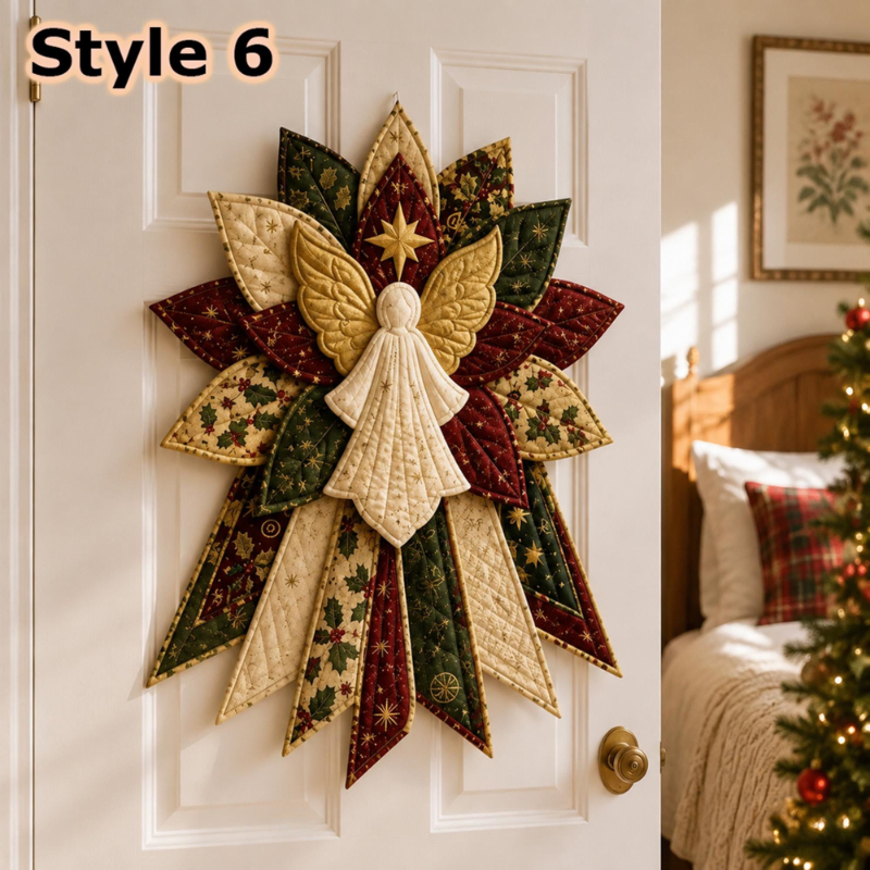 DIY Holiday Door Hanger Sewing Kit – Pre-Cut Fabric & Sewing Craft Project	