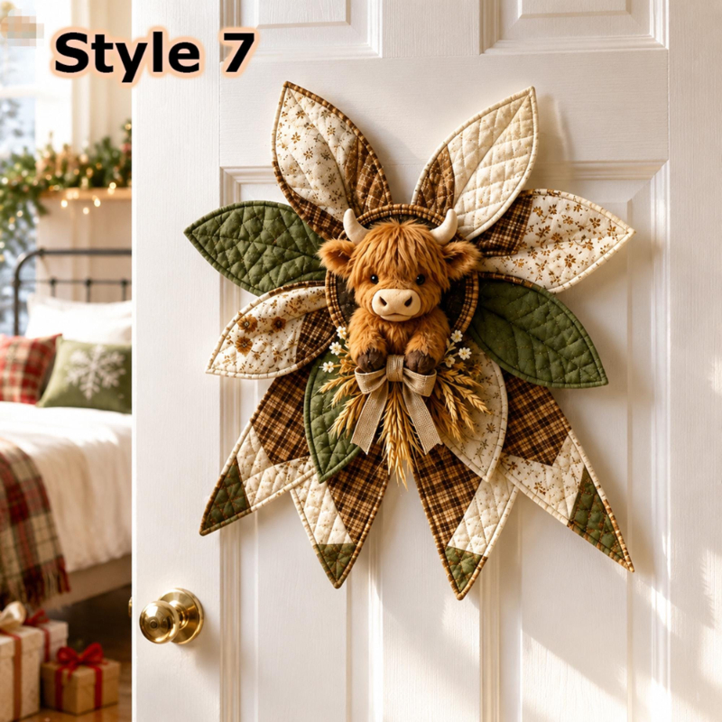 DIY Holiday Door Hanger Sewing Kit – Pre-Cut Fabric & Sewing Craft Project	