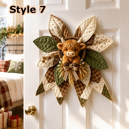 DIY Holiday Door Hanger Sewing Kit – Pre-Cut Fabric & Sewing Craft Project	