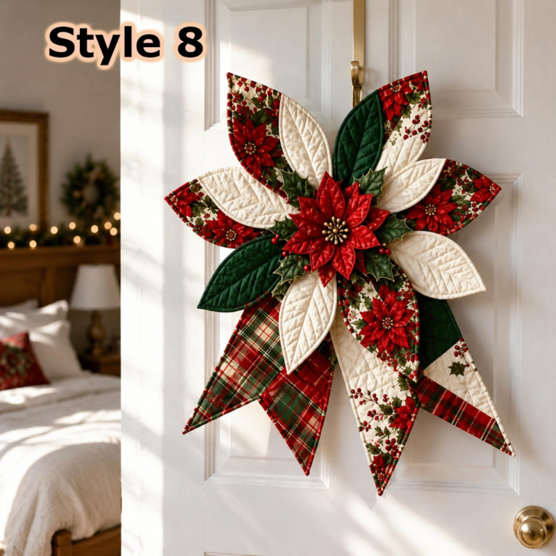 DIY Holiday Door Hanger Sewing Kit – Pre-Cut Fabric & Sewing Craft Project	
