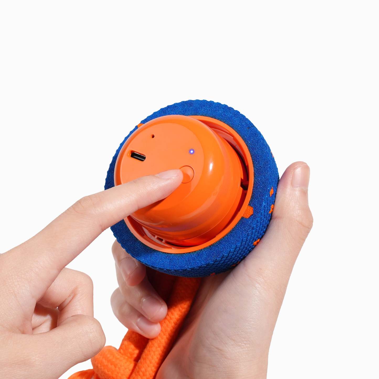  Wicked Ball Rolly Automatic Moving Bouncing Rotating E-TPU Material Rope Barks Sound  Smart Interactive Dog Toy