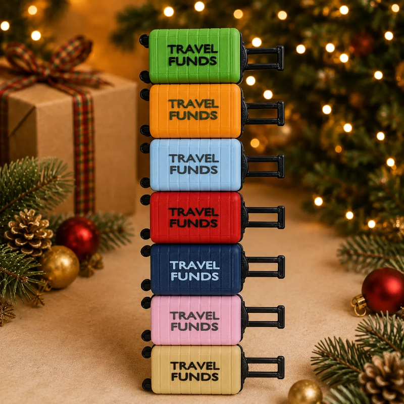 Travel Funds Mini Suitcase Money Holder 🧳✈️