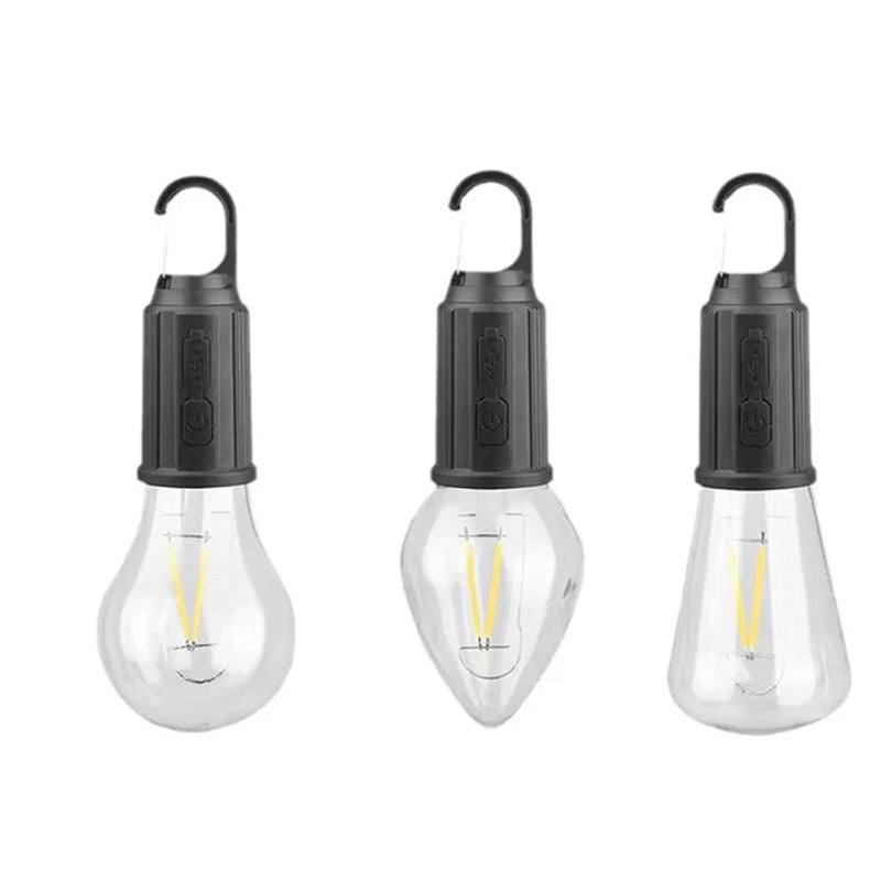 💡 New Outdoor Camping Hanging Type-C Charging Retro Bulb Light