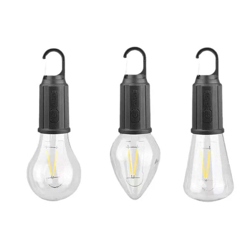 💡 New Outdoor Camping Hanging Type-C Charging Retro Bulb Light