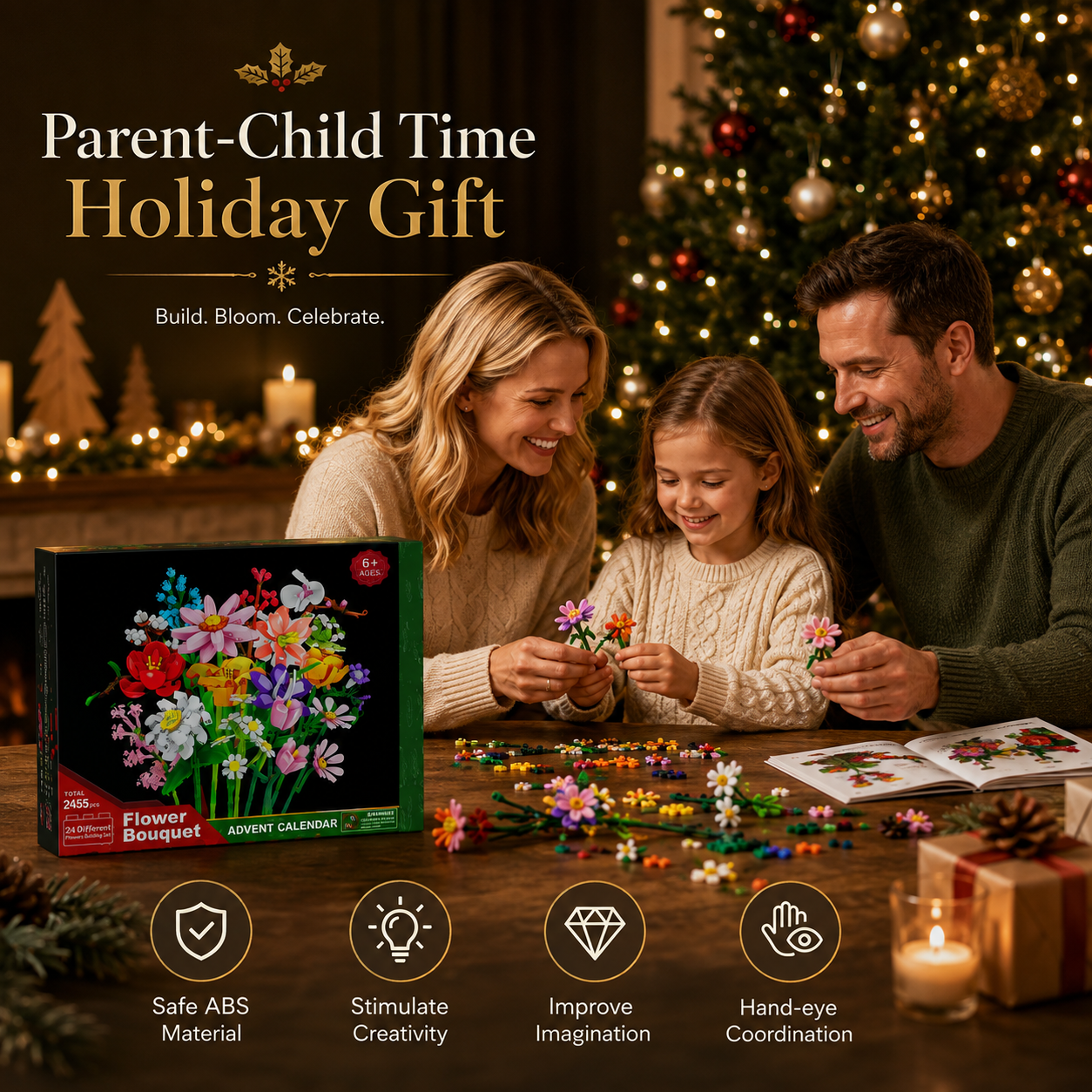 🔥 Last day  49% OFF｜24‑Day Christmas Countdown Gift 🎄 🌺