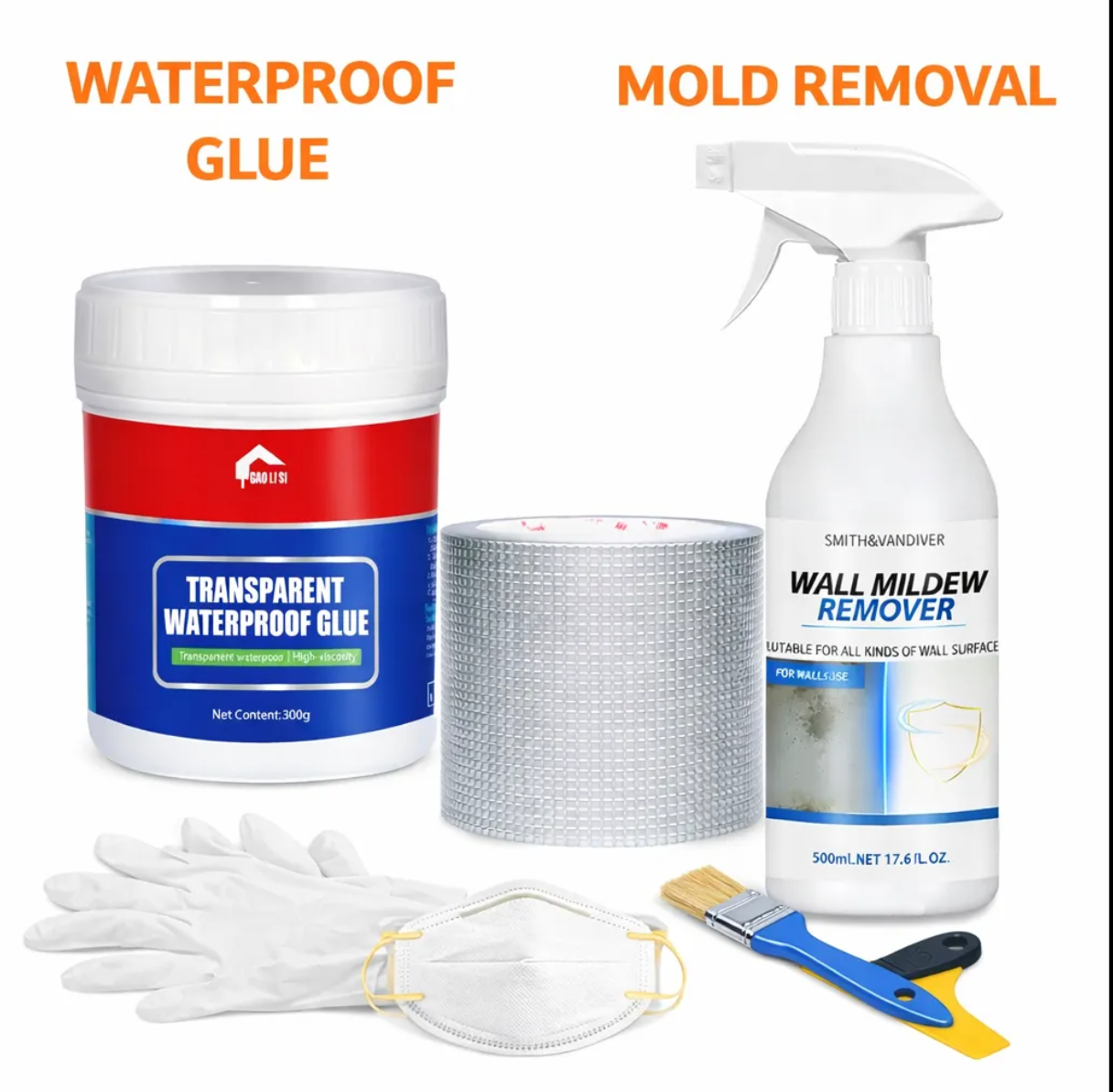 Suitable for Solution 8/9/10：Waterproof + Mildew Remover