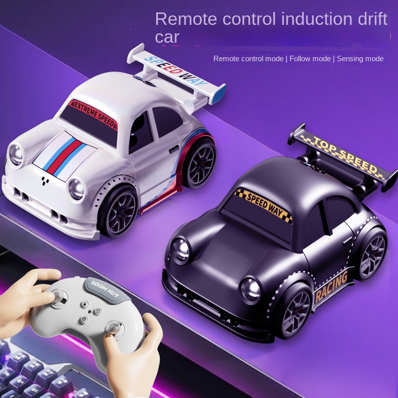 Mini smart sensor-enabled follow-up car, drift RC remote-controlled car