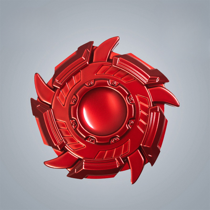 The fidget spinner is a metal toy for adults to relieve stress and rotate