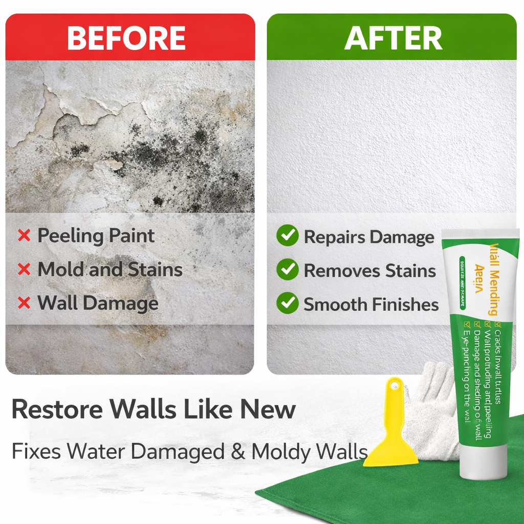 Wall crack repair putty, household wall repair paste set
