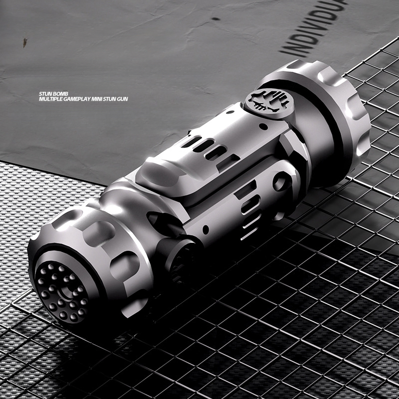 Finger-tip top spinner: an alloy-based tool for decompressing files, equipped with a roller.