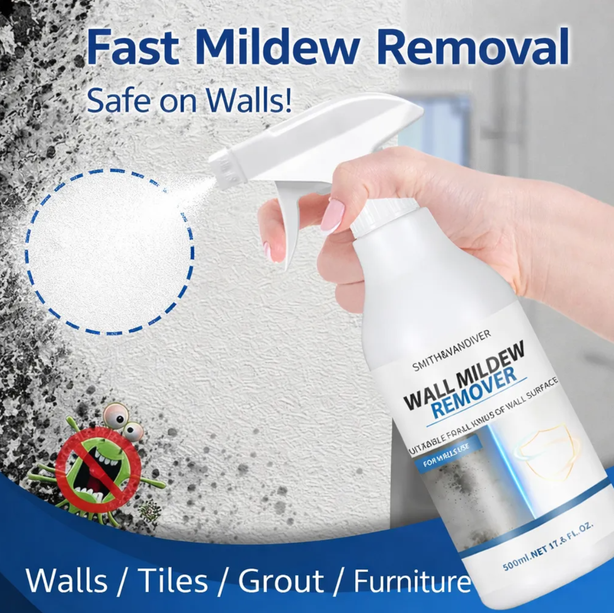 Suitable for Solution 8/9/10：Waterproof + Mildew Remover