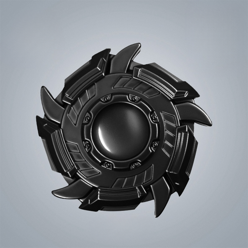 The fidget spinner is a metal toy for adults to relieve stress and rotate