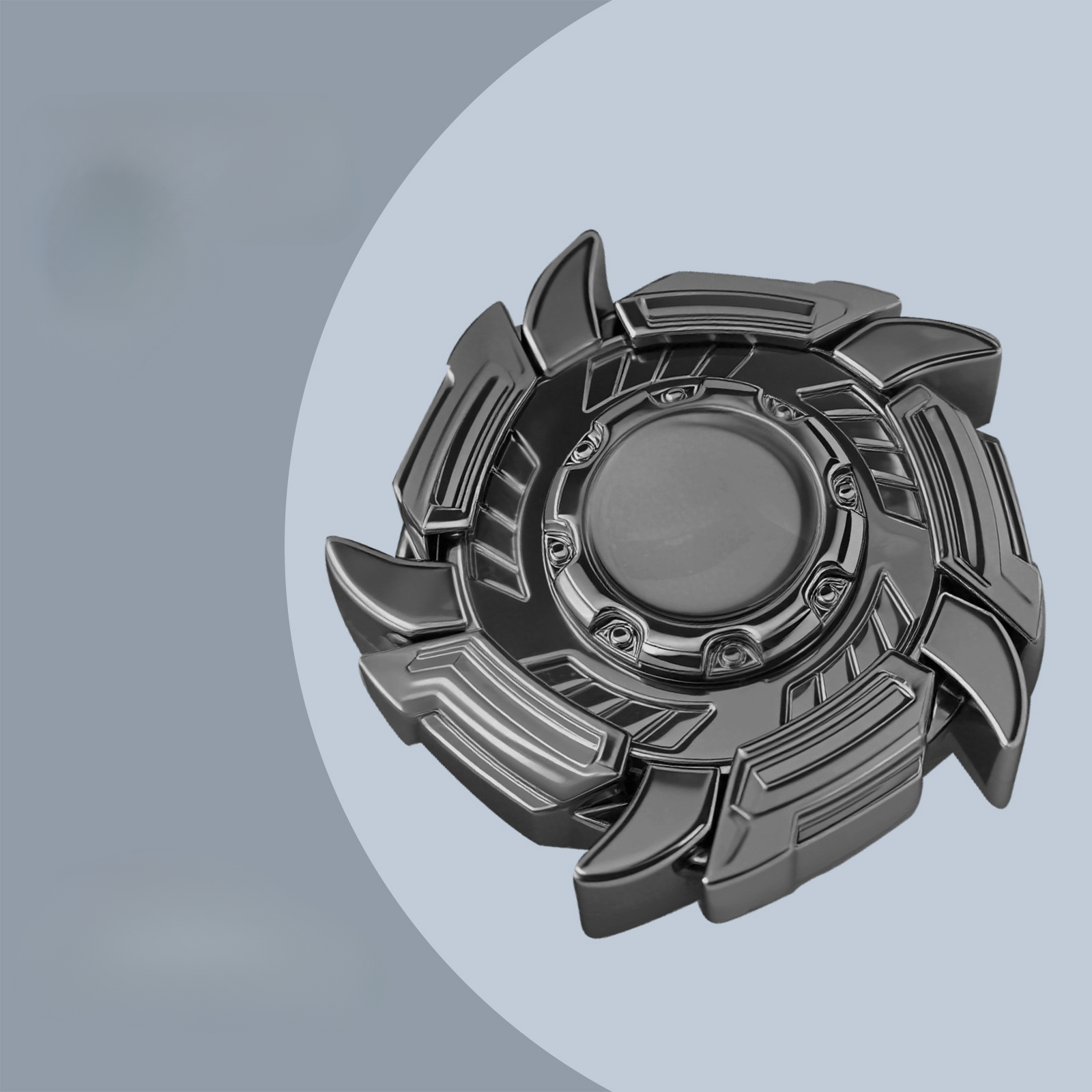 The fidget spinner is a metal toy for adults to relieve stress and rotate