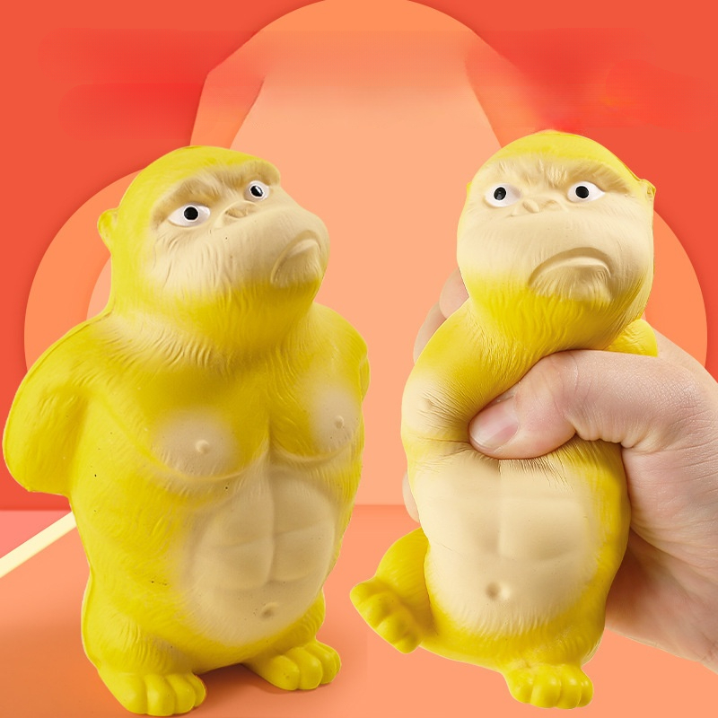 Gorillas that can decompress and release stress by doing so.