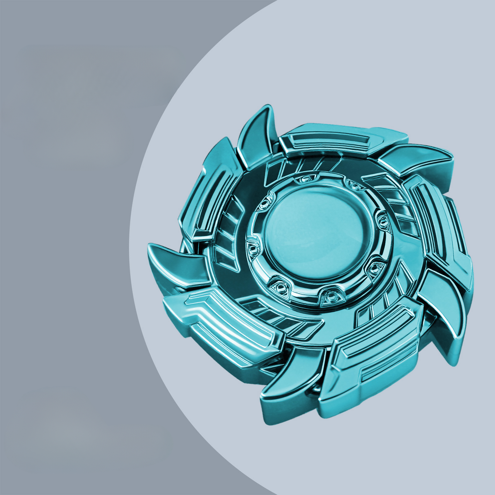 The fidget spinner is a metal toy for adults to relieve stress and rotate