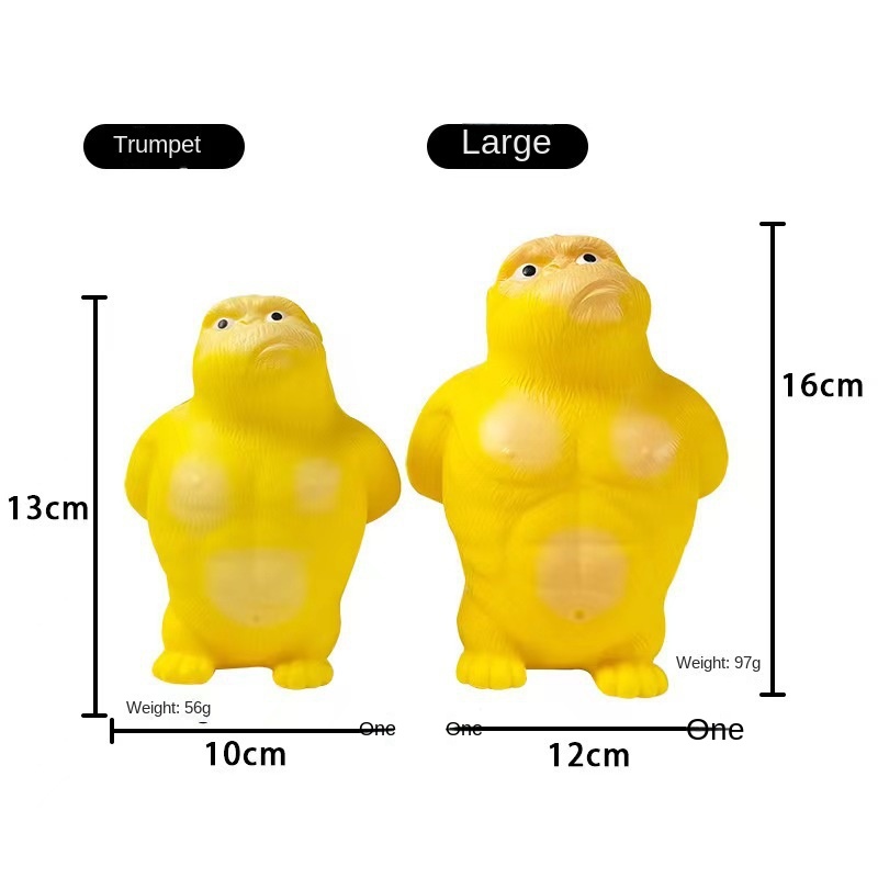 Gorillas that can decompress and release stress by doing so.