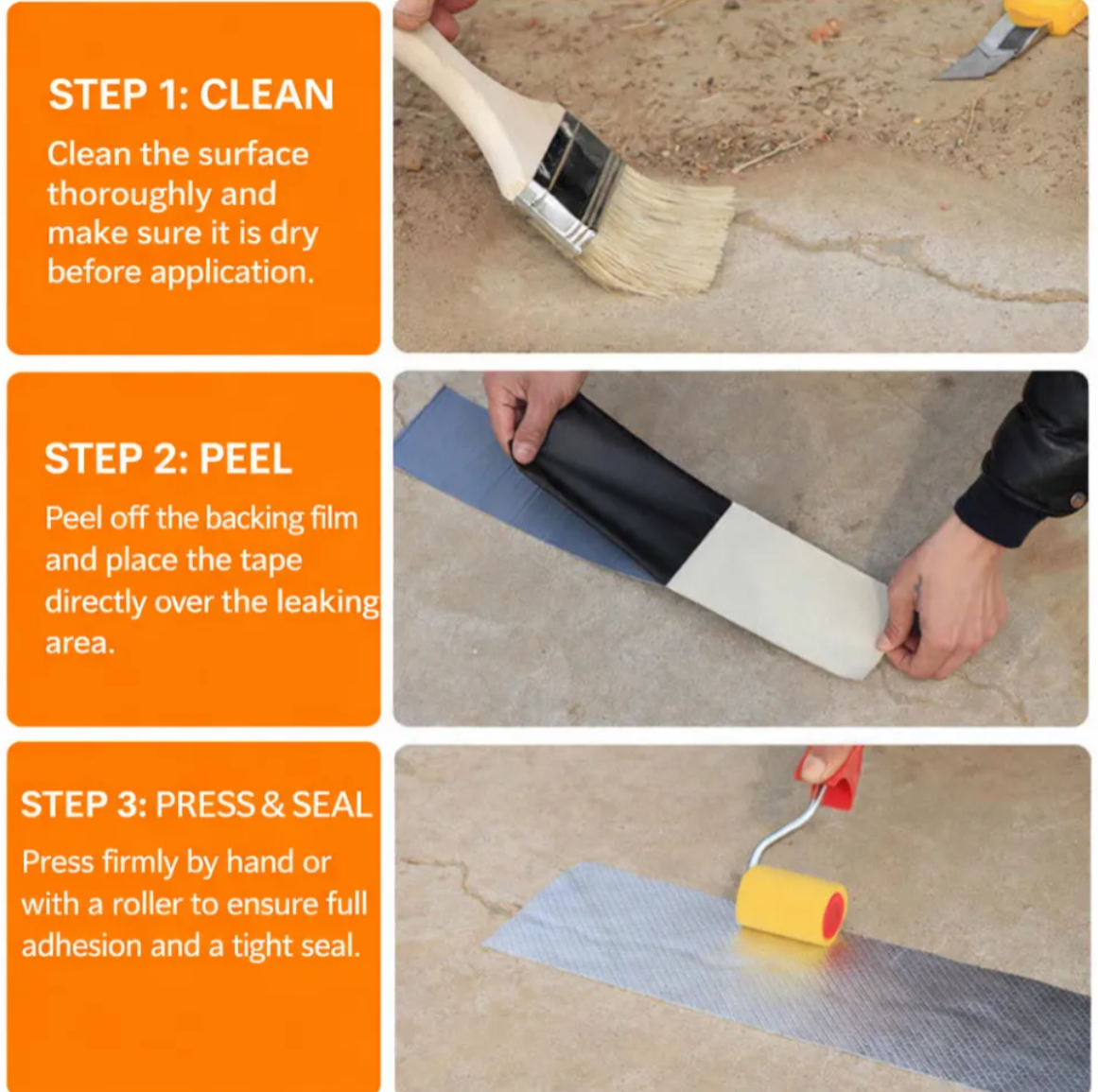 Solution 2： Waterproof + Mildew Remover