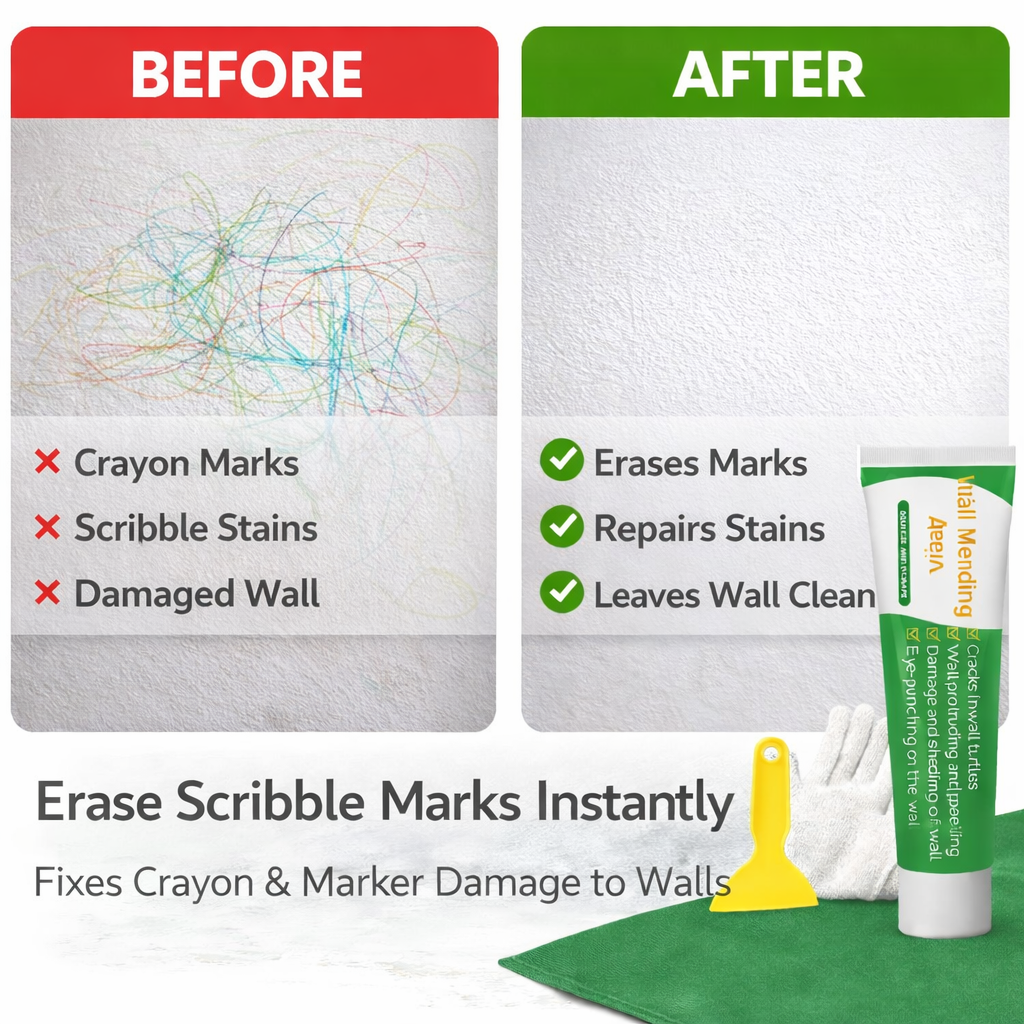 Wall crack repair putty, household wall repair paste set