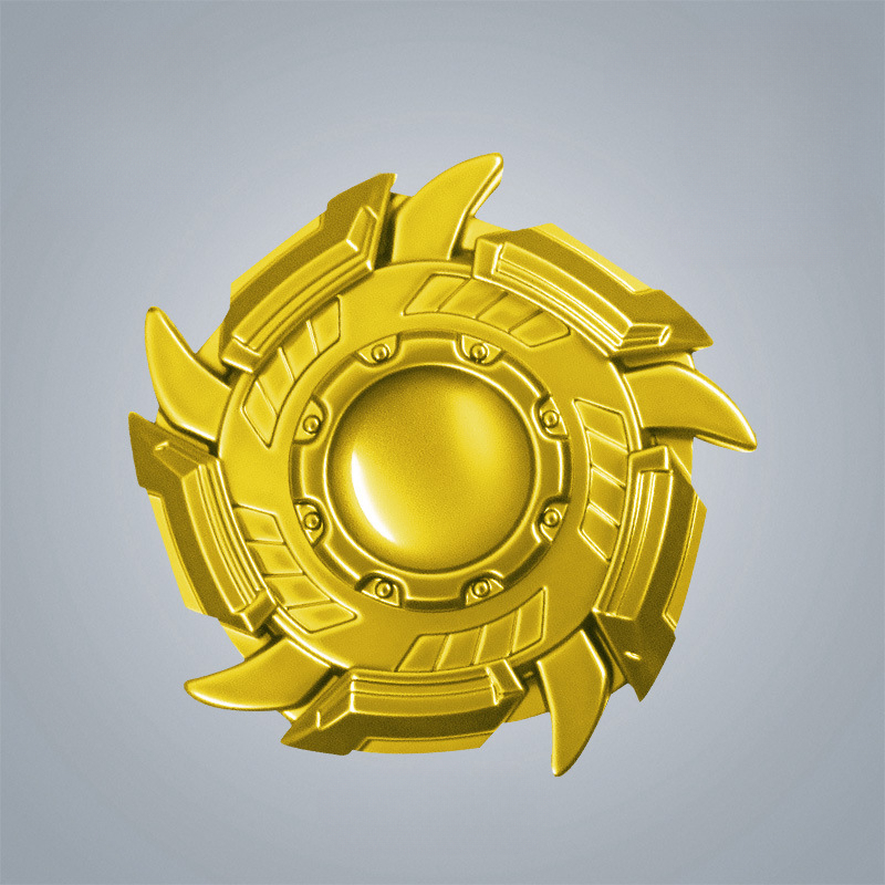 The fidget spinner is a metal toy for adults to relieve stress and rotate