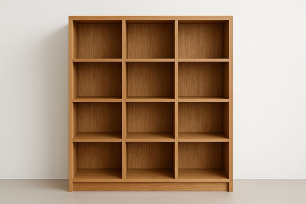 Étagère en bois 12 compartiments