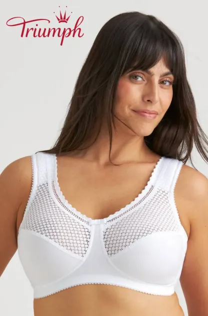 Triumph - 4 részes szett 🔥 Kényelmes csipke melltartó mintával