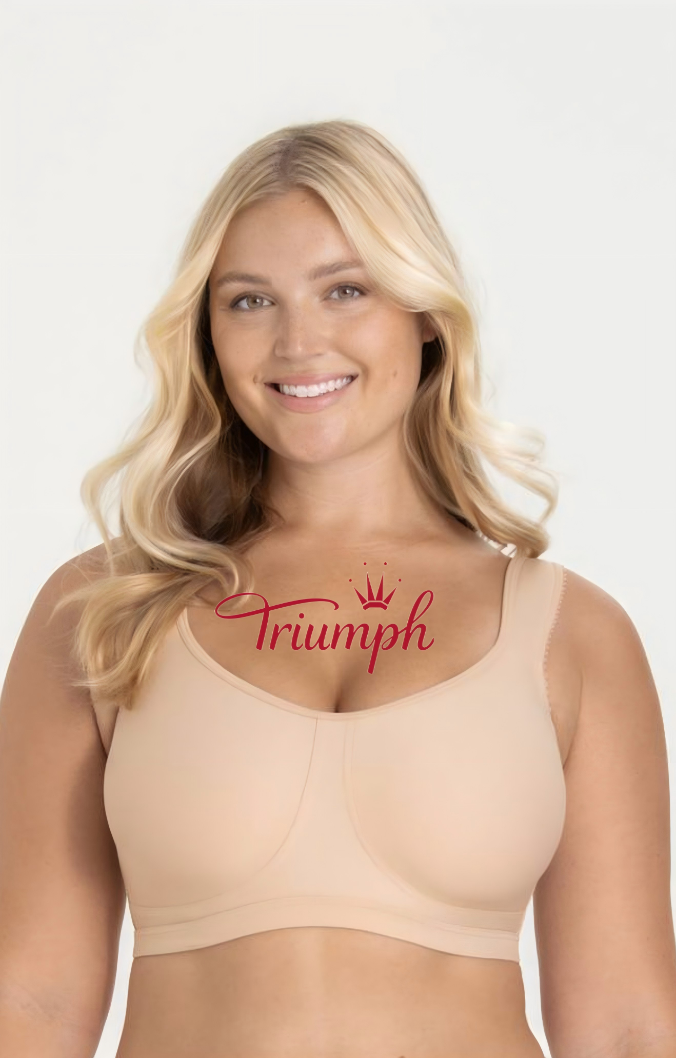 👙TRIUMPH – [4 db-os csomag]🔥 Nagy méretű, kényelmes, tiszta pamut melltartók, 50% kedvezménnyel