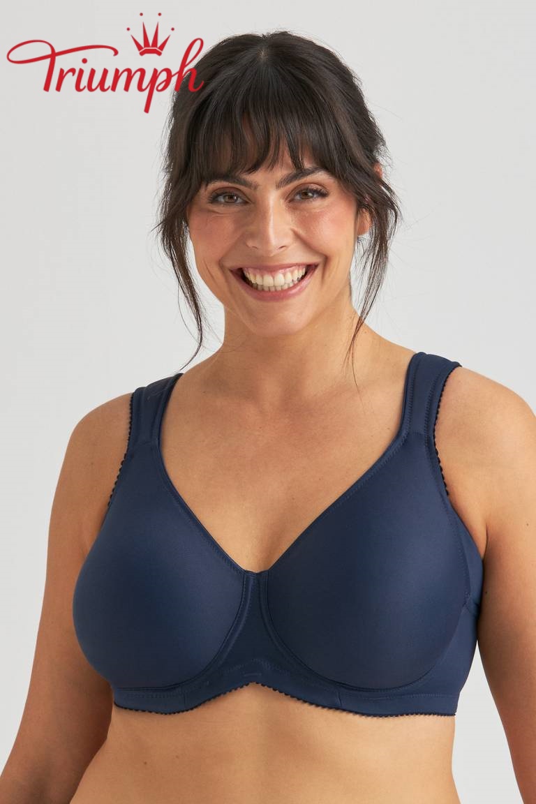 Triumph® 4 részes szett 🥰 A kényelmes melltartó tiszta pamutból készült, és nagyobb mellmérettel rendelkező nők számára alkalmas.